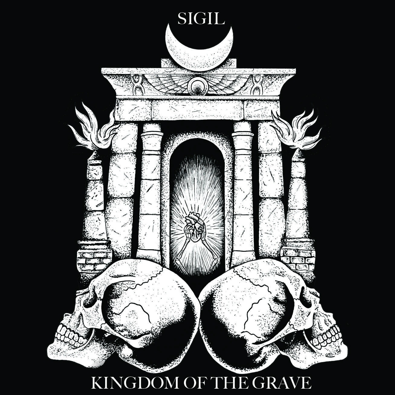 Sigil : ' Kingdom of The Grave ' CD April 7th 2017 Horror Pain Gore Death Productions