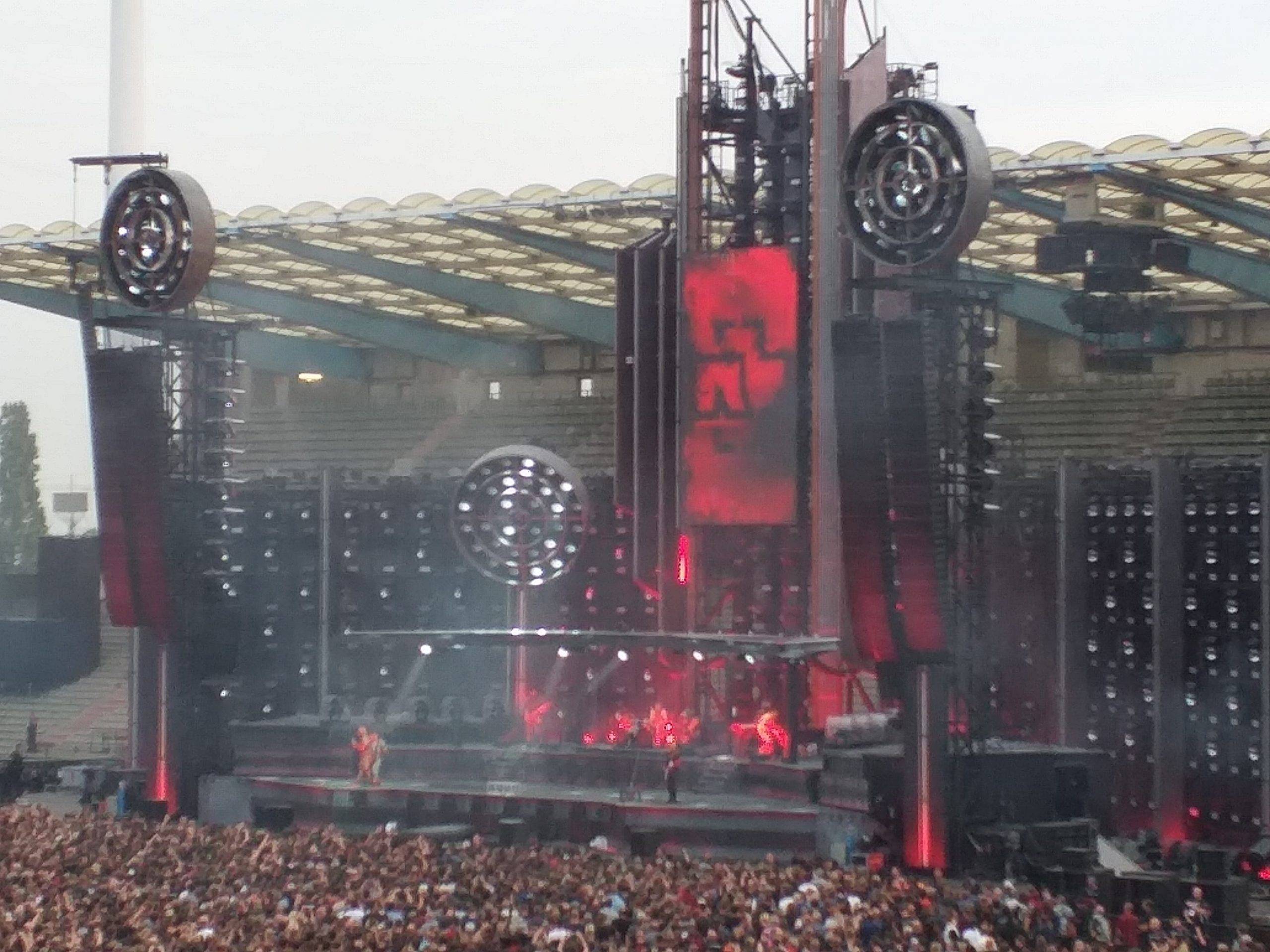 Rammstein Live le 10 juillet 2019 Stade Baudouin Bruxelles Belgique
