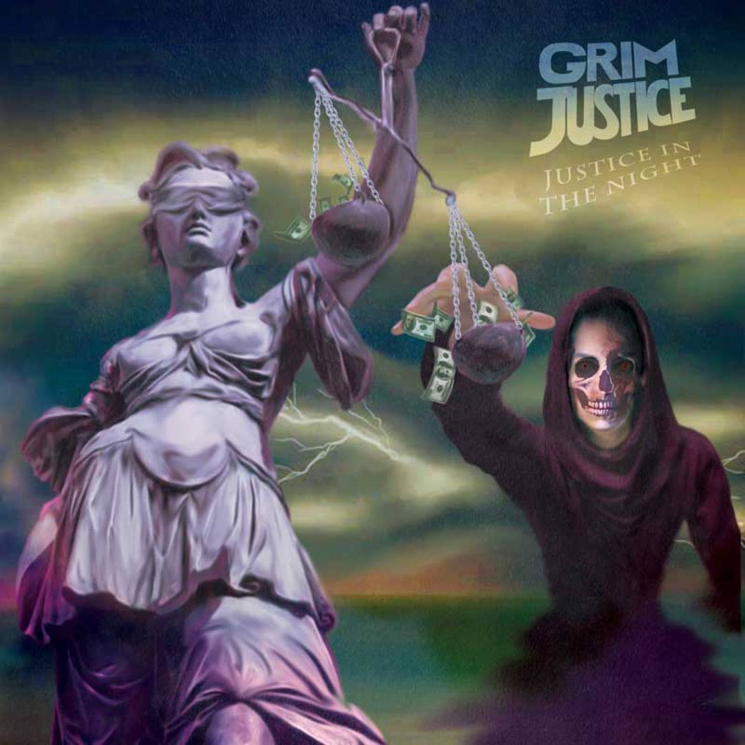 Grim Justice : "Justice in the Night" Digital 25th November 2022 and CD 24th February 2023 Iron Shield Records.