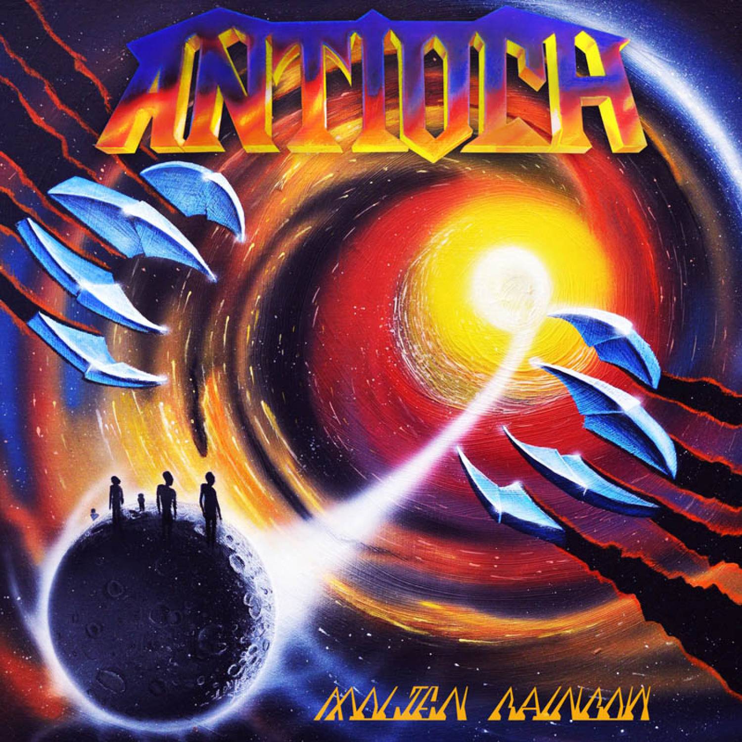 Antioch VI : " Molten Rainbow" CD and LP 27th July 2023 Iron Shield Records.