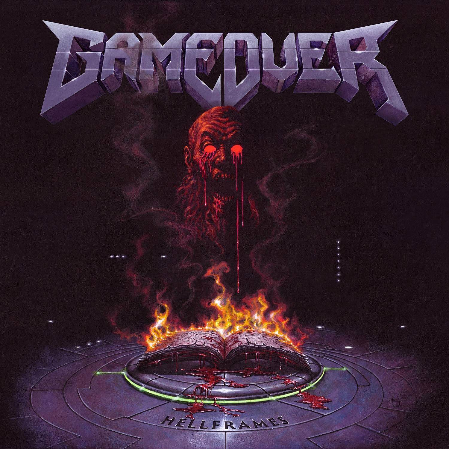 Game Over:"Hellframes" CD and LP and Digital 20th October 2023 Scarlet Records.