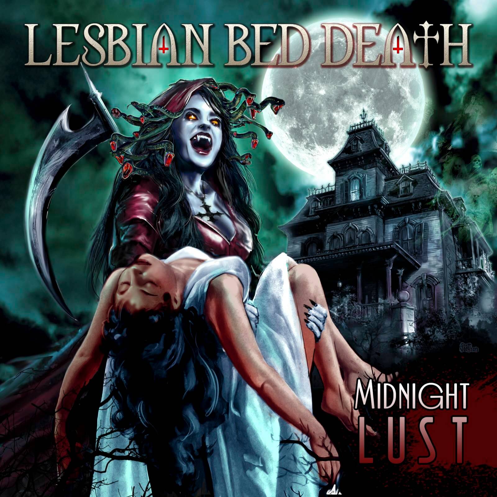 Lesbian Bed Death: " Midnight Lust" CD and Digital 1st March 2024 Psychophonic / Wormholedeath records.