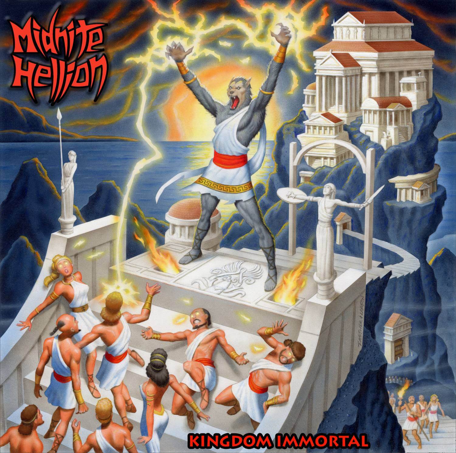 Midnite Hellion: "Kingdom Immortal" CD and LP and Digital 12th April 2024 Power Chord Productions.